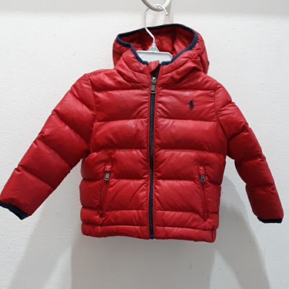 Polo by Ralph Lauren Jackets \u0026 Coats | Ralph Lauren Duck Down Puffer | Color: Blue/Red | Size: 18-24mb | Havefaith28's Closet